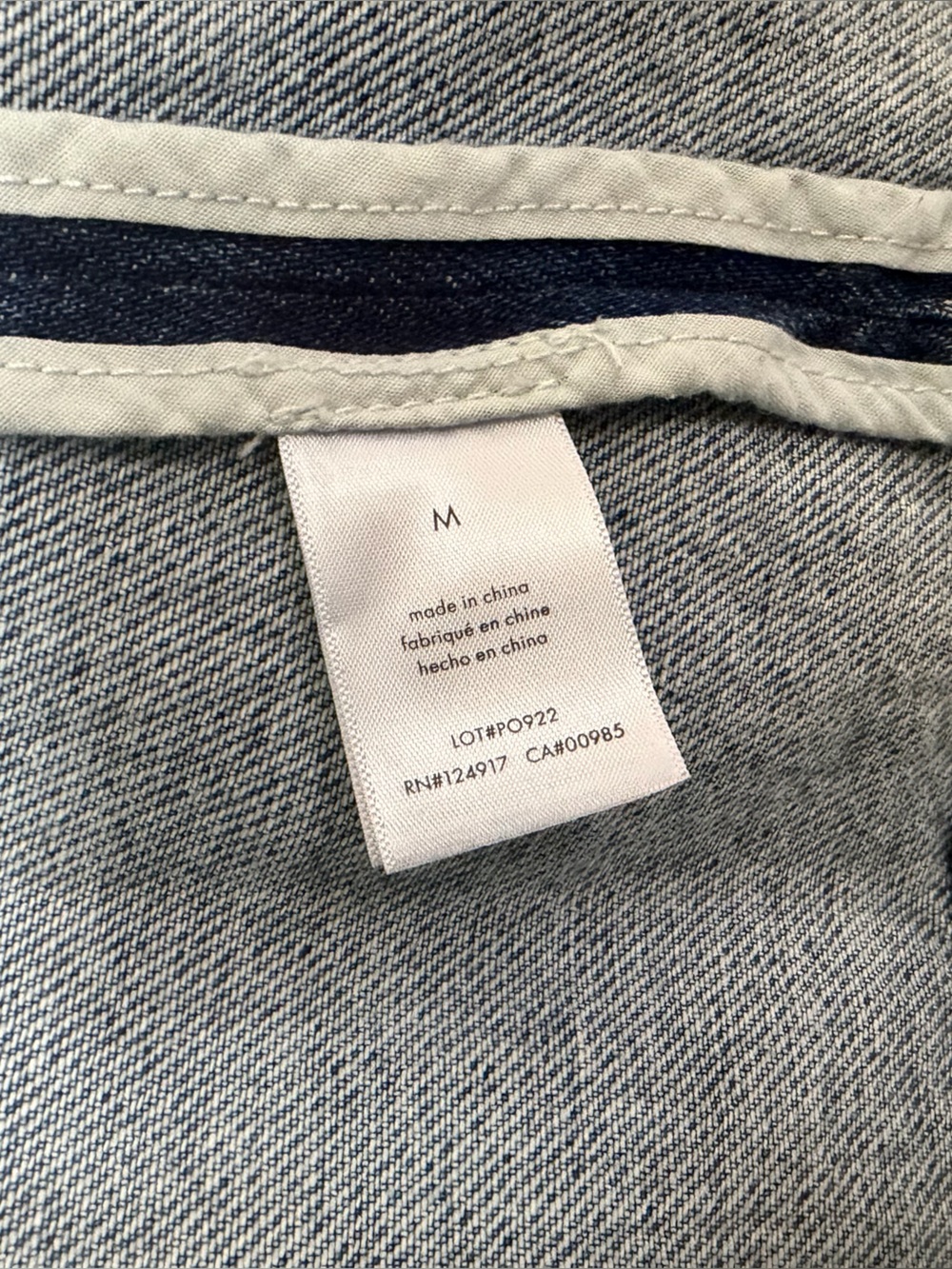 WeWoreWhat Denim Blazer, Size Medium - Picture 9 of 13